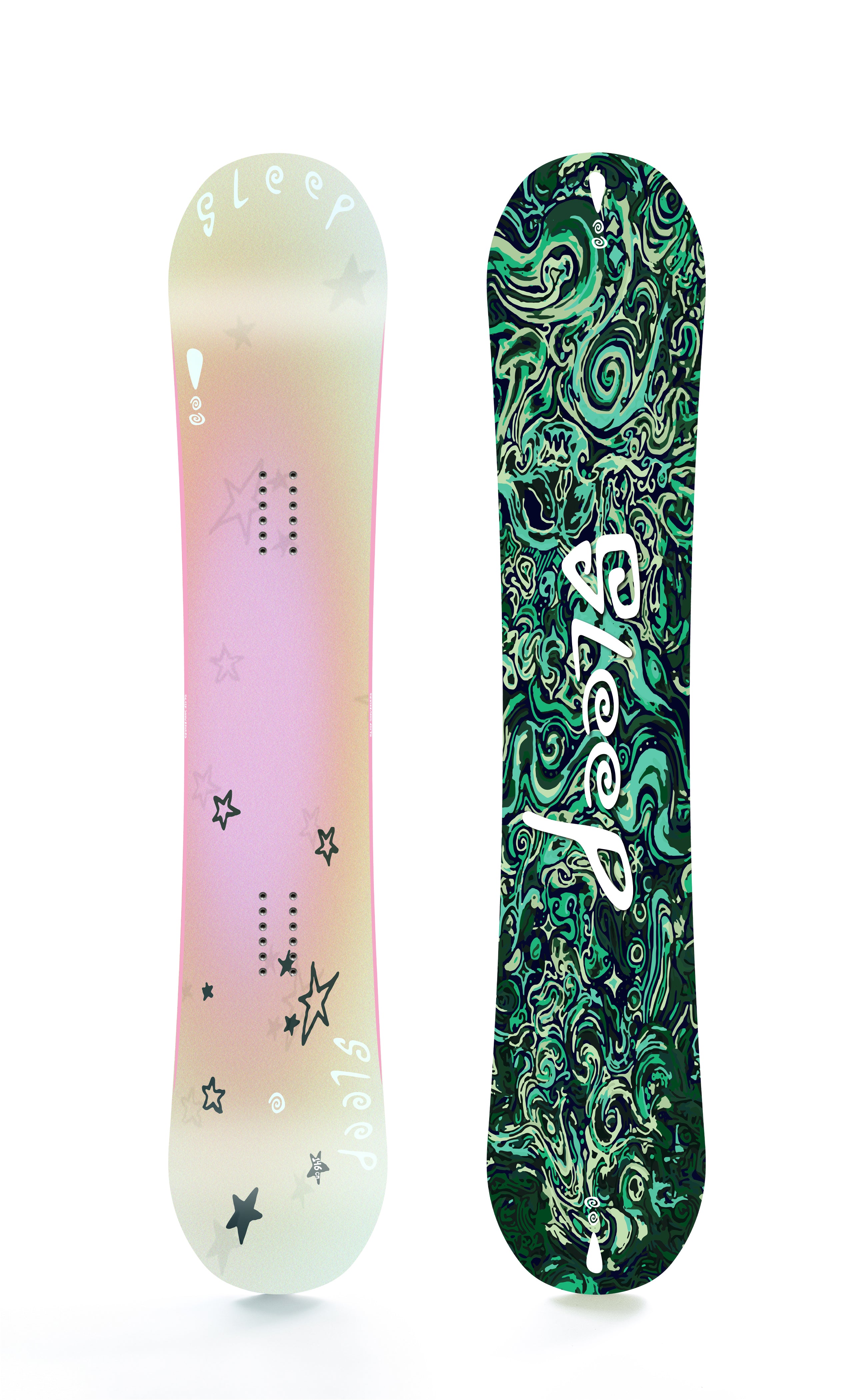 Sleep Baby Dragon Snowboard 146 - Fun & More Fun – SLEEP SNOWBOARDS