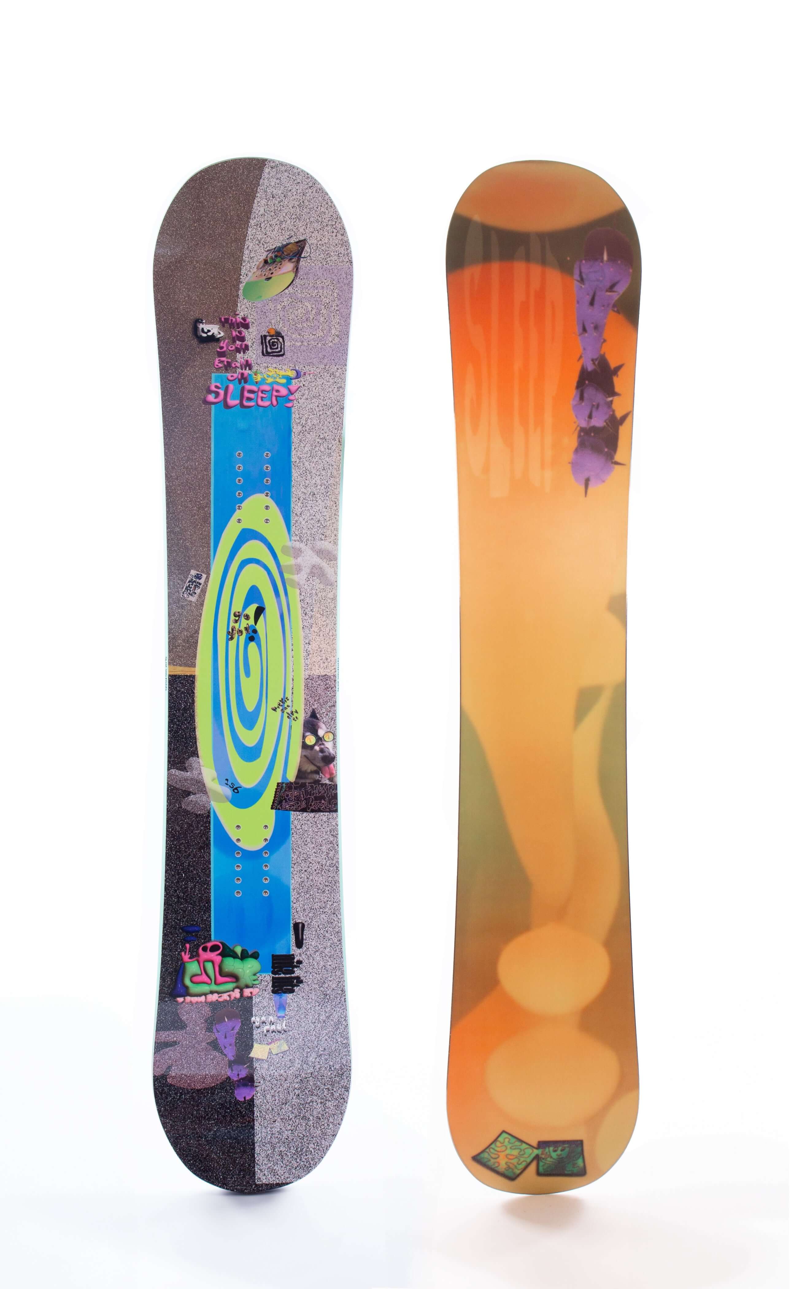 NiteLite Pro snowboard by Ryan Paul, designed for freestyle snowboarding with vibrant graphics, highlighting playful performance.