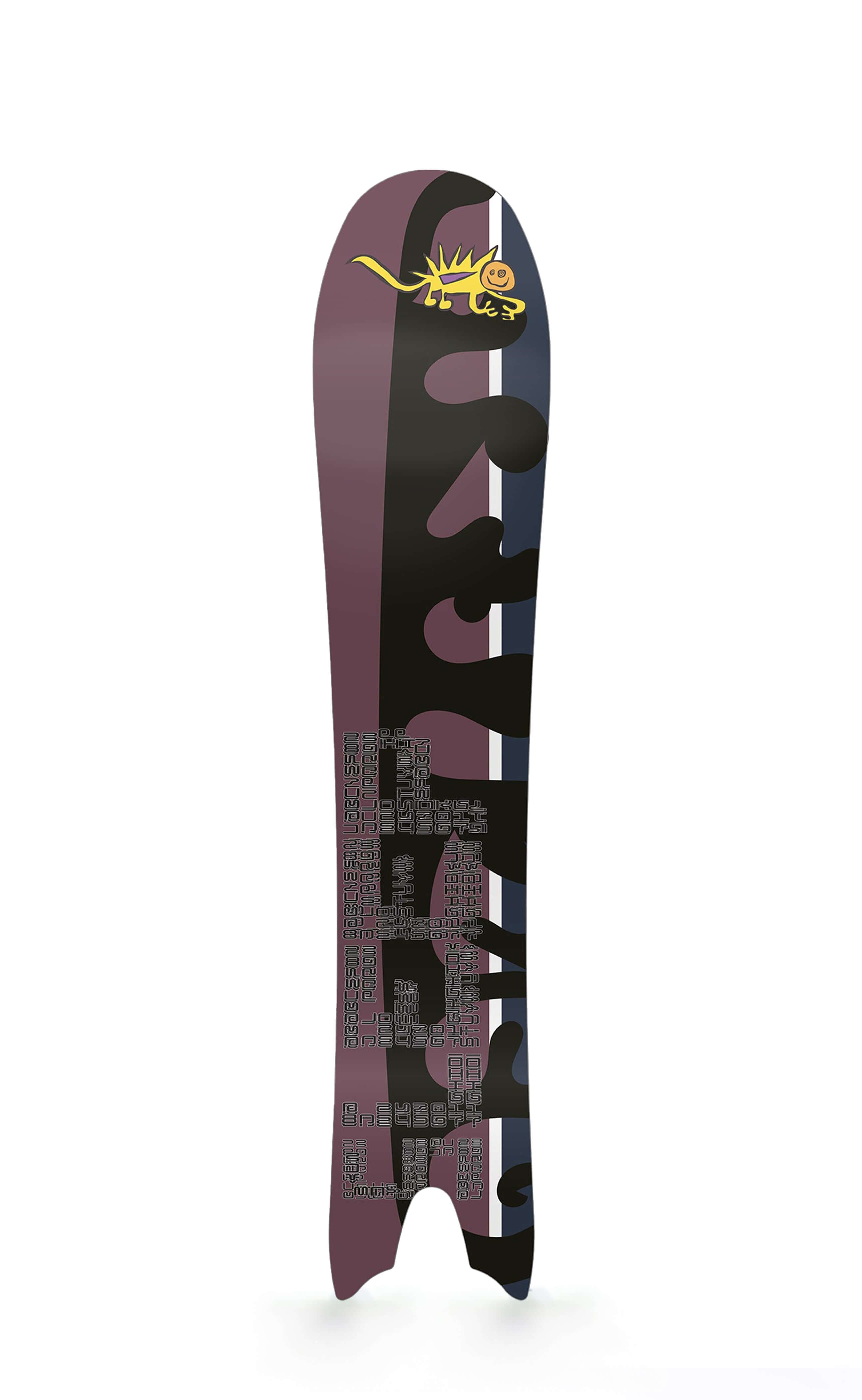 SLEEP GOOSFRABA SWALLOW Snowboard 156 with leisure-inspired graphic and mischievous design, sleek and ready for shredding.