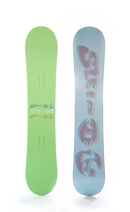 SLEEP JIBBER SNOWBOARD 150 with twin-tip design for versatile shredding, perfect for budget-conscious riders targeting all skill levels.