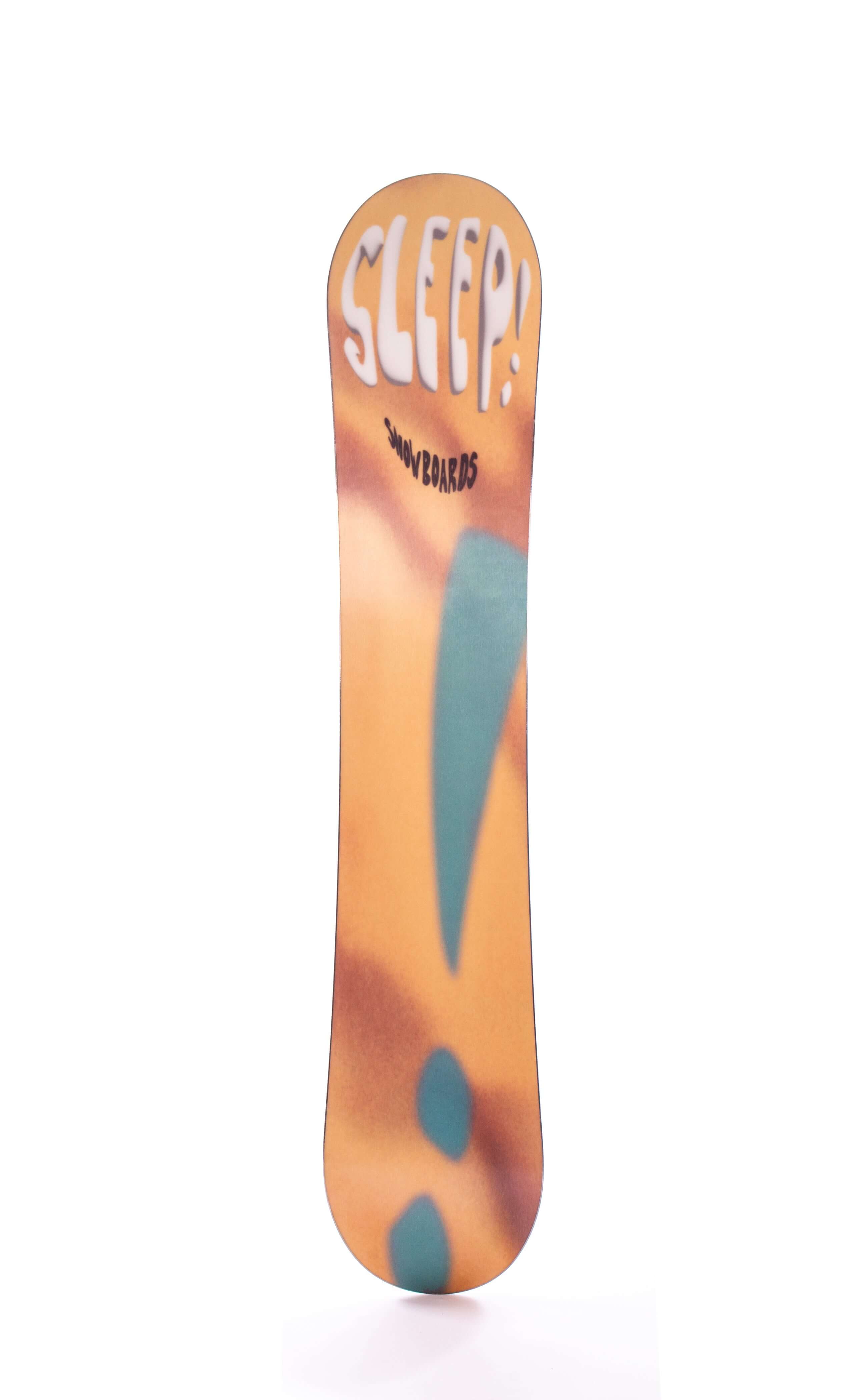 Sleep Jibby Snowboard 141 with vibrant design, designed for all-mountain freestyle performance and affordability.