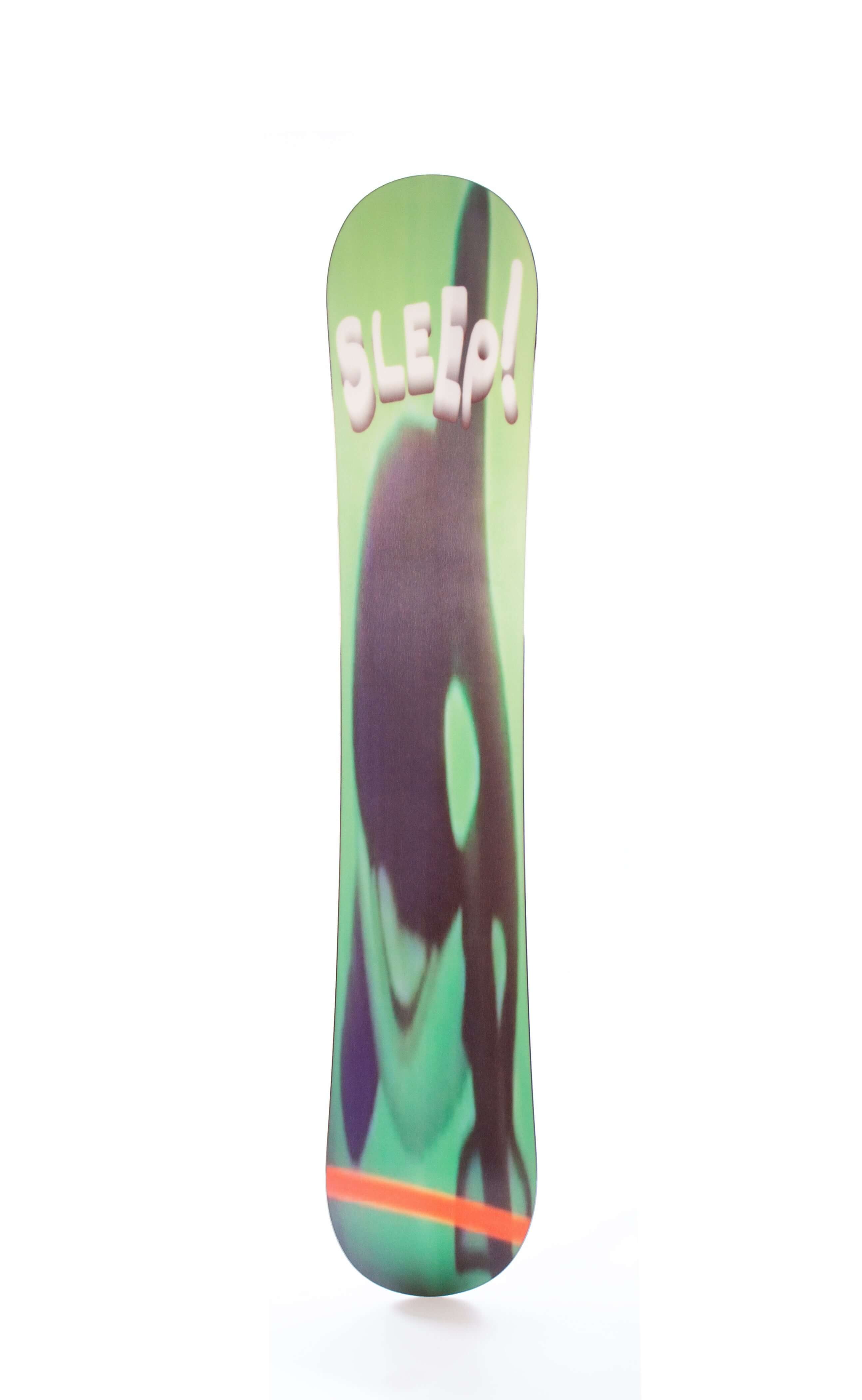 SLEEP LEDGE x RP PRO Snowboard 150 with bold graphics, ideal for street missions and park domination.